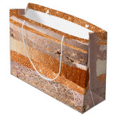 Glamour texture groot cadeauzakje (Achterkant Gekanteld)