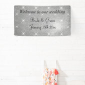 Glamour top mariage accueil signe de bannière (Insitu)