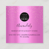 Glamour trempé en or : Carte qui étincelle (Dos)