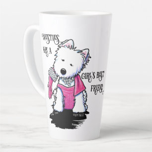 Glamour Westie KiniArt Coffee Mok