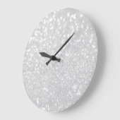 Glamour White Faux Grote Klok (Hoek)