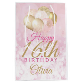 Glamoureus 16th Birthday Balloon Medium Cadeauzakje