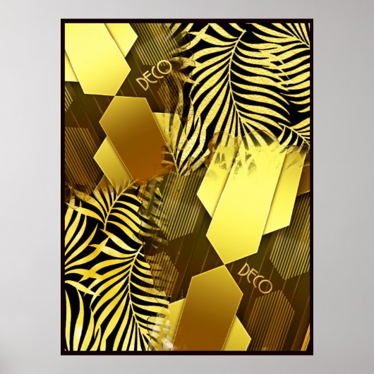 Glamoureus Art Deco Poster (Voorkant)