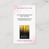 Glamoureus Author Promotional Signed Copy Informatiekaartje (Achterkant)