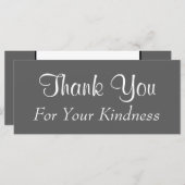 Glamoureus "Bedankt voor je grootmoedigheid" Kaart (Voorkant / Achterkant)