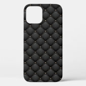 Glamoureus Black Gold-gebufferd gelaagd patroon Case-Mate iPhone Case (Achterkant)