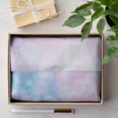 Glamoureus Blue en Paarse mousserende Bokeh Tissuepapier (Geschenk)