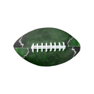 Glamoureus Forest Green Marble Chic Silver Gliter American Football