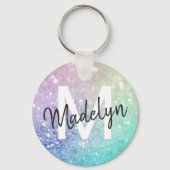 Glamoureus Glitter Holograaf  - Aangepast Sleutelhanger (Voorkant)