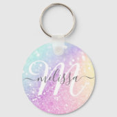 Glamoureus Glitter Holograaf Sleutelhanger (Voorkant)