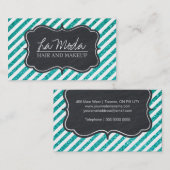 Glamoureus Glitter Visitekaartje (Voorkant / Achterkant)