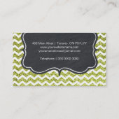 Glamoureus  Glitter Visitekaartje (Achterkant)