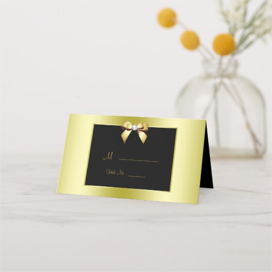 Glamoureus Gold Bow & Black Wedding (Voorkant)