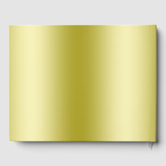 Glamoureus Gold Bow & Black Wedding Gastenboek (Achterkant)