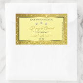 Glamoureus Gold Glitter Product Labels Rhinestones (Tas)