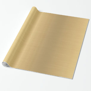 Glamoureus Gold Modern Elegant Glossy Gift Cadeaupapier