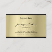 Glamoureus Gold Professional Elegant Script Visitekaartje (Voorkant)