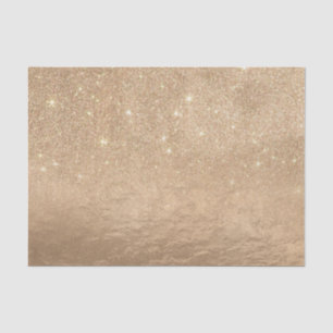 Glamoureus Gold Sparkly Glitter Foil Ombre Gradien Tissuepapier