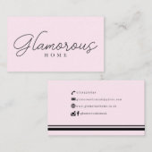 Glamoureus Home Visitekaartje (Voorkant / Achterkant)