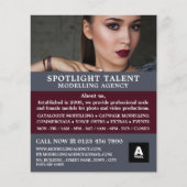 Glamoureus Model, Modelleraar, modelagent Flyer (Voorkant)