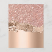 Glamoureus ROOS Gold Black Weddenschap RSVP (Achterkant)