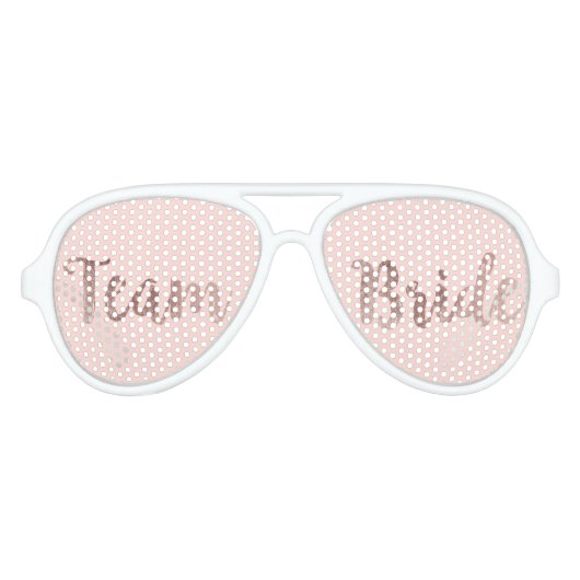 Glamoureus Roos Gold Pink Team Bride zonnebril (Voorkant)