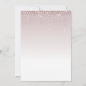 Glamoureus Roos Pink Diamonds 60e verjaardag Kaart (Achterkant)