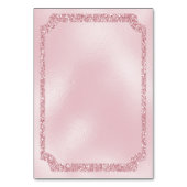 Glamoureus roze glitter evenement kaart (Achterkant)
