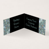 Glamoureus Sparkly Glitzy Silver Bling Visitekaartjes (Binnen)