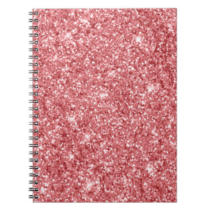 Glamoureus Sparkly Pink Glitter Notitieboek