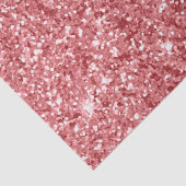 Glamoureus Sparkly Pink Glitter Tissuepapier (Detail)