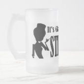 Glamoureus Stewardess Matglas Bierpul (Links)