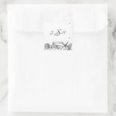 Glamoureus strand in Silver Monogram Sticker (Tas)