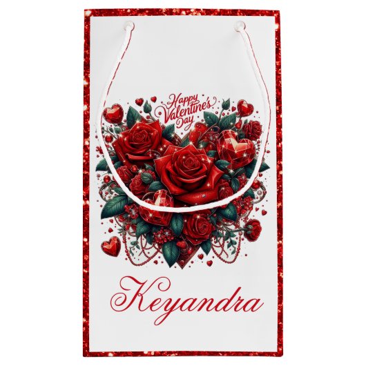 Glamoureuze Afro-Amerikaanse Cupid Klein Cadeauzakje (Achterkant)