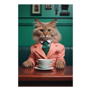 Glamoureuze Bengaalse kat Foto Afdruk