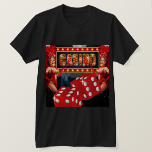 Glamoureuze Casino Nacht T‑Shirt T-shirt
