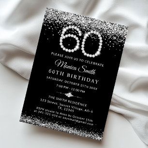 Glamoureuze Diamanten 60ste Verjaardagsfeest Kaart