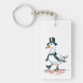 glamoureuze gander sleutelhanger (Voorkant)