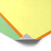 Glamoureuze Giraffe in Spotlight Poster (Hoek)