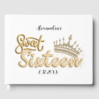Glamoureuze Girly Sparkle Sweet Sixteen Keepsake Gastenboek