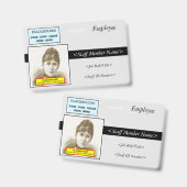 Glamoureuze ID-kaart Badge (Front & Back)