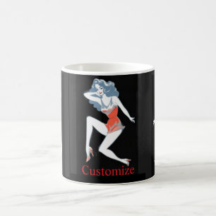 Glamoureuze model poserend in Thunder_Cove Koffiemok
