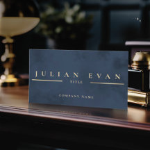 Glamoureuze Navy Blue Gold Professional