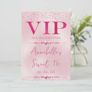 Glamoureuze Pink Diamonds VIP Kaart