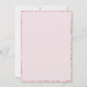 Glamoureuze roze Glitter & Diamanten Verjaardagsba Kaart (Achterkant)