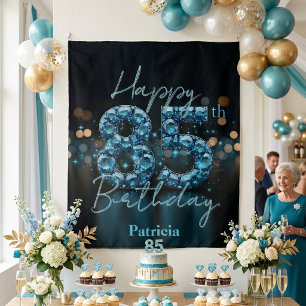 Glamoureuze stijlvolle turquoise diamant 85ste ver wandkleed