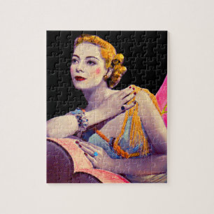 glamoureuze vrouw uit 1937 legpuzzel