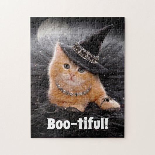 Glamoureuze Witch Kitten Legpuzzel (Verticaal)