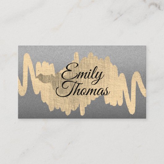 Glamouruitdrukking Visitekaartje (Voorkant)