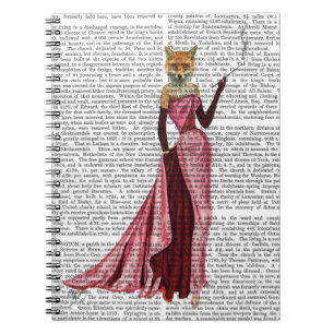 Glamourvos in Roze Notitieboek